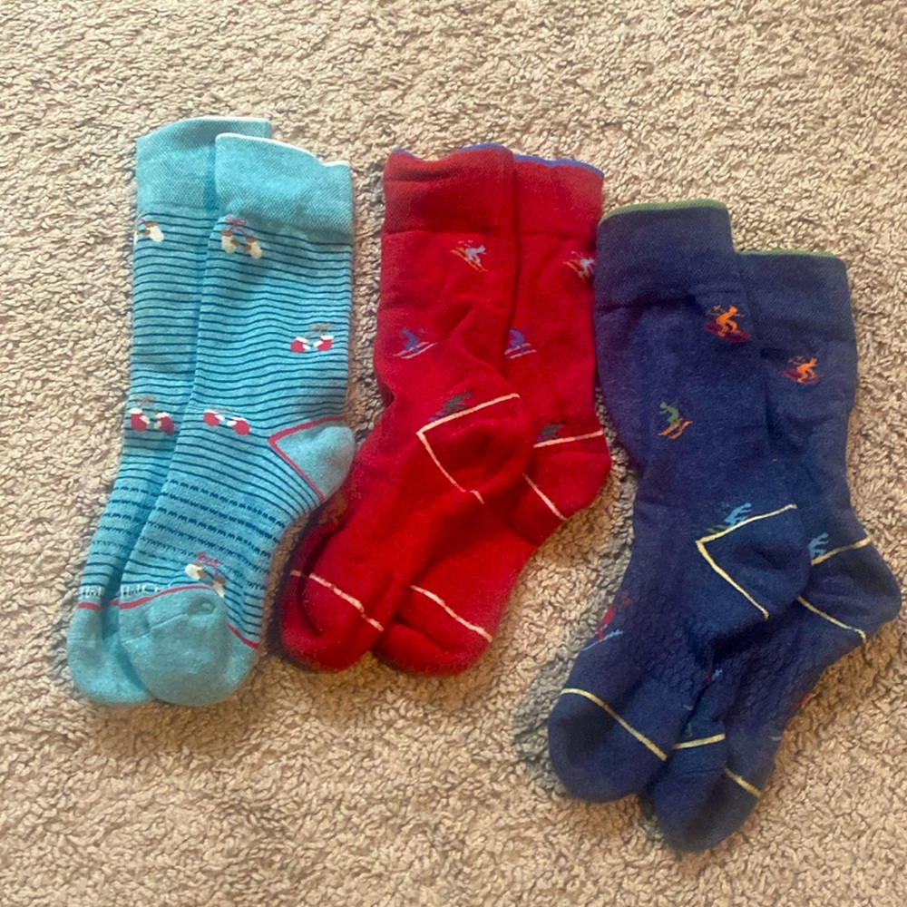Bombas youth (one size) Dress Chalet calf socks - EUC